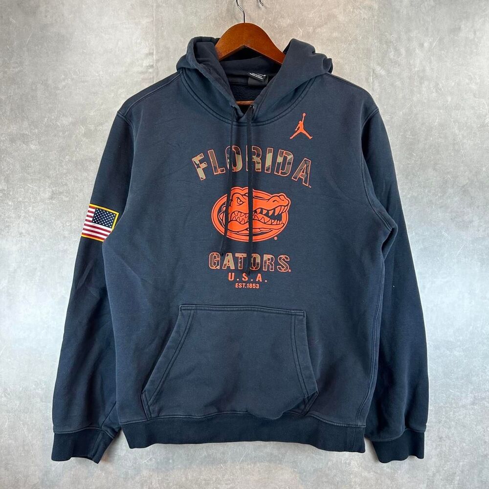 Nike Men's Black and Navy Hoodie